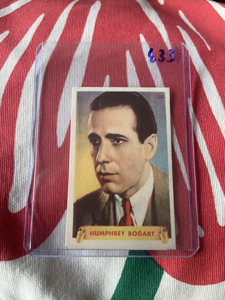 1948 Cinema Humphrey Bogart # 38 Denticlor Bruguera Card