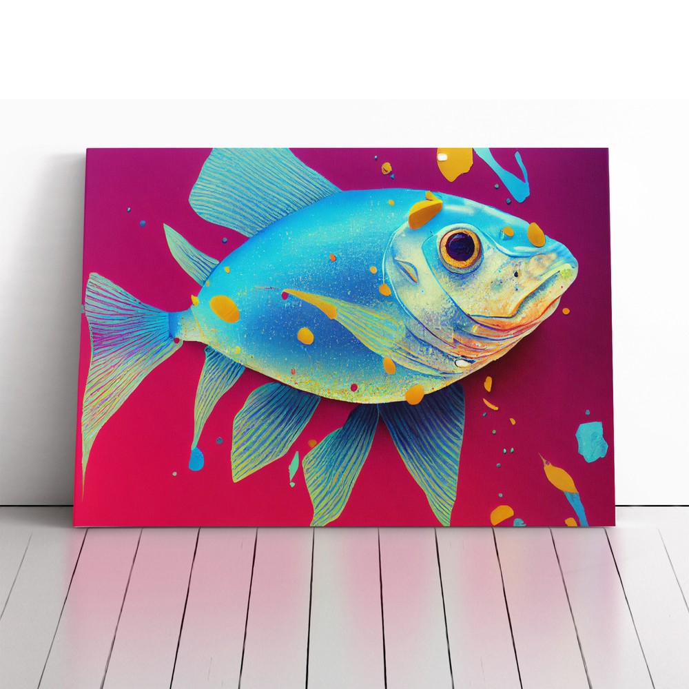 Fish Vol.2 Abstract Canvas Wall Art Print Framed Picture Home Decor Living Room