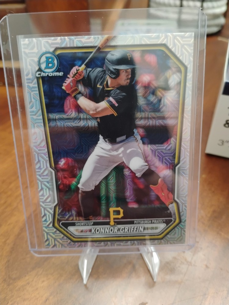 🔥 2026 Bowman Chrome Prospect Konner Griffin Mojo BCP-92 Pittsburgh Pirates