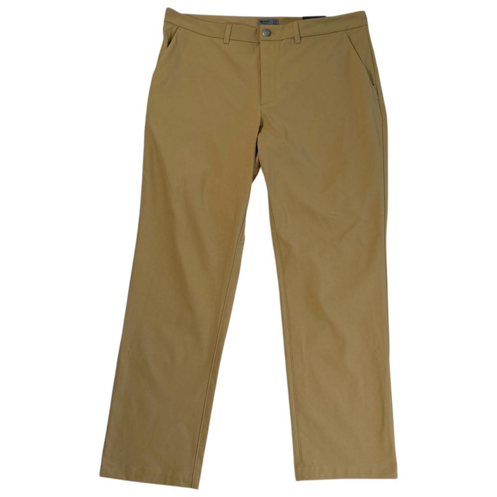 VRST Mens Limitless Athletic Fit Chino Warm Stone Sz 38x32 4 Way Stretch UPF 50+