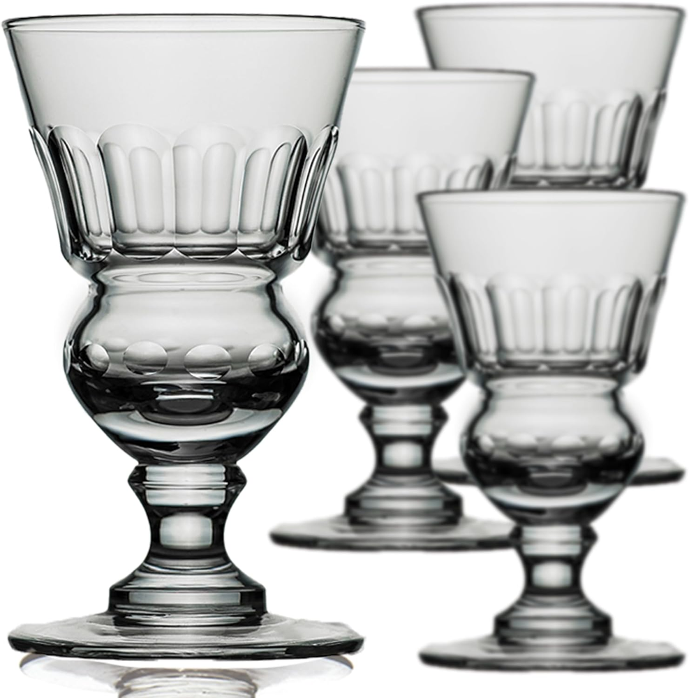 Original Absinthe Glass: Set of 4 Glasses - Vintage Reservoir Pontarlier Style-image