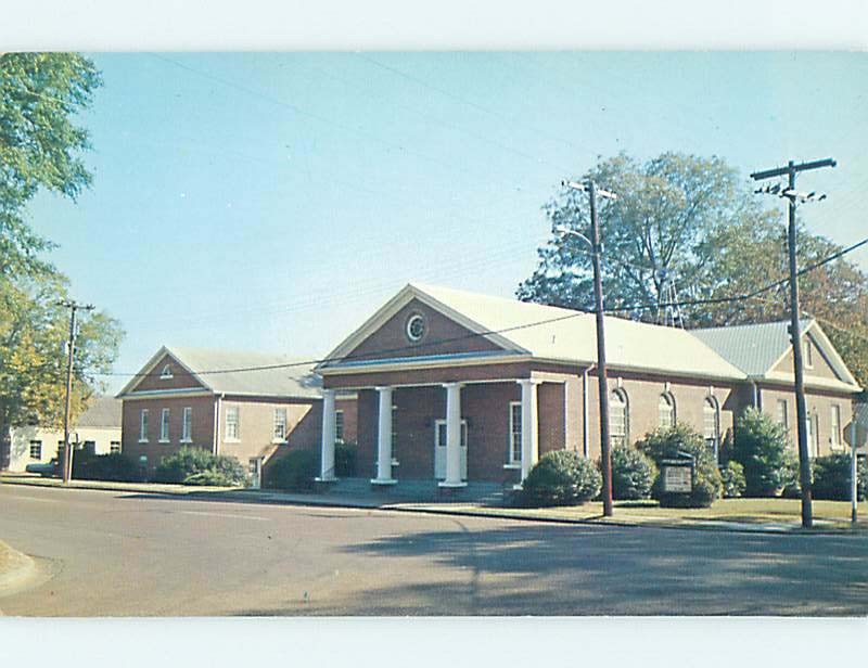 Unused Pre-1980 CHURCH SCENE Eutaw Alabama AL m/09 A6500
