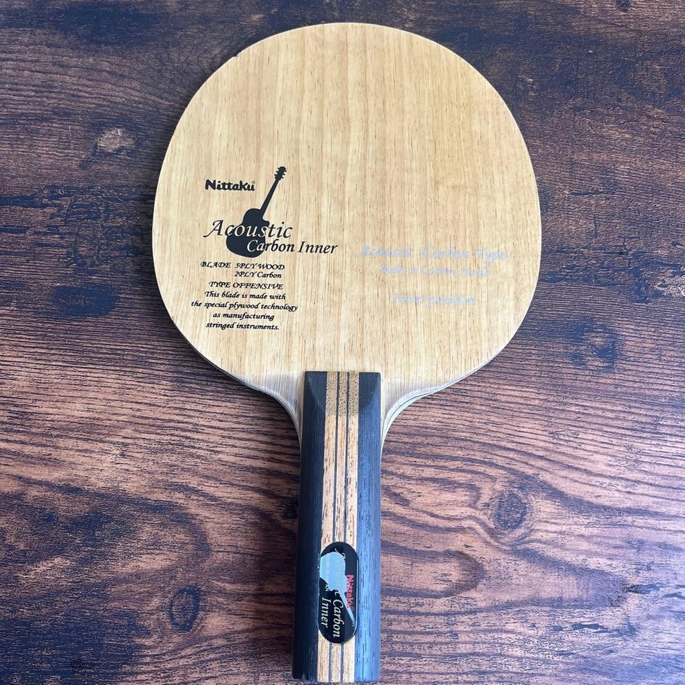 Nittaku Acoustic Carbon Inner Table Racket