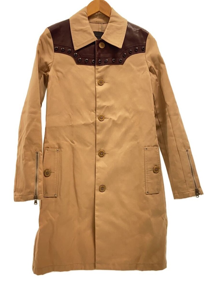 Diesel Diesel/Trench Coat/38/Goat Leather/Cml/Camel 123