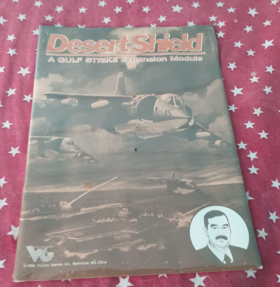 1990 Desert Shield A Gulf Strike Expansion Module Factory Sealed Copy