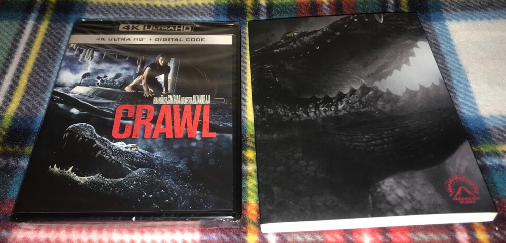Crawl 4K Blu-ray Digital Brand NEW Sealed w/ P. Scares Slipcover