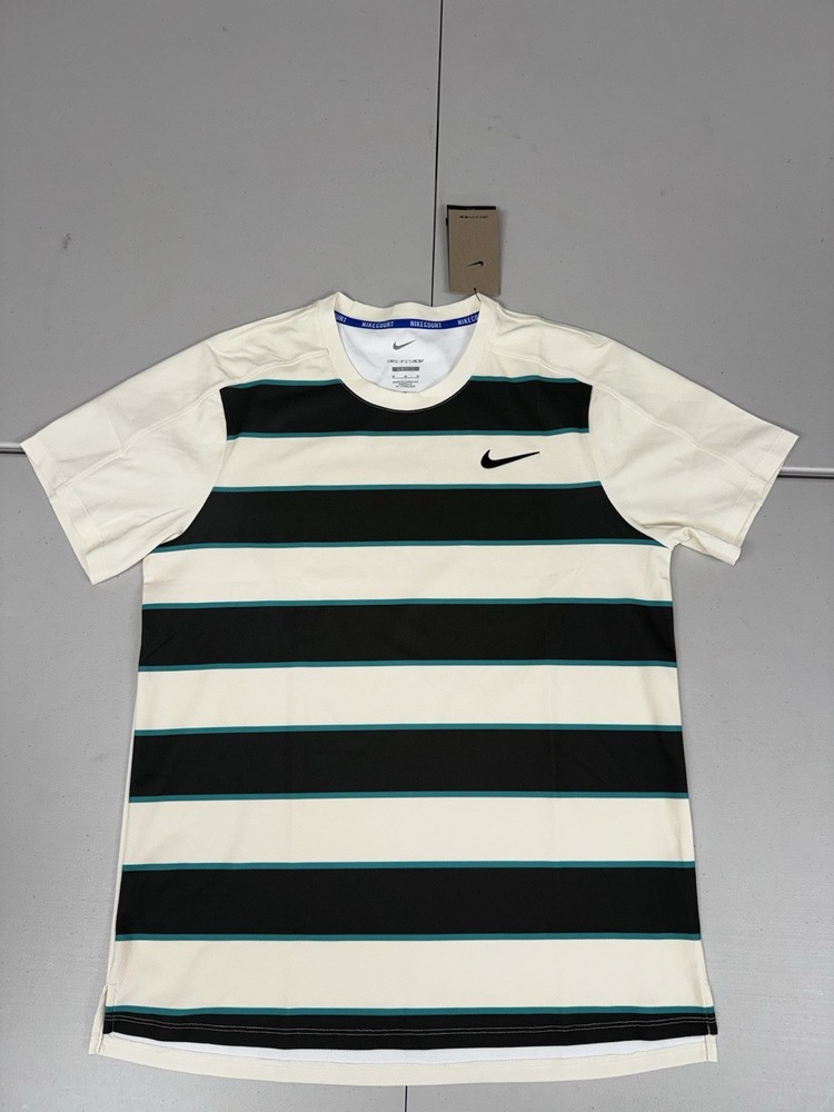 NWT Nike Carlos Alcaraz 2025 Roland Garros French Tennis Shirt Mens M FZ6934-110