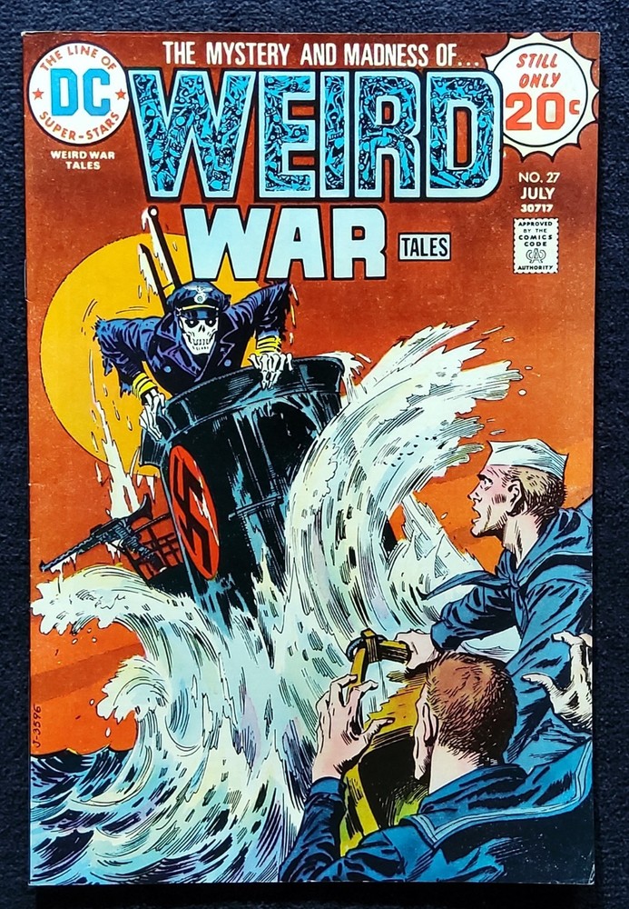 WEIRD WAR TALES #27 ('74) VF+, Bronze Age DC Horror