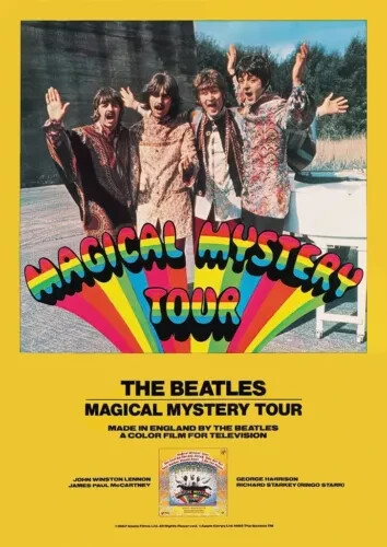 Magical Mystery Tour Beatles Music Poster 2025 No Frame - HOT
