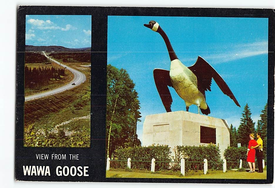 Postcard Wawa Goose Wawa Ontario Canada