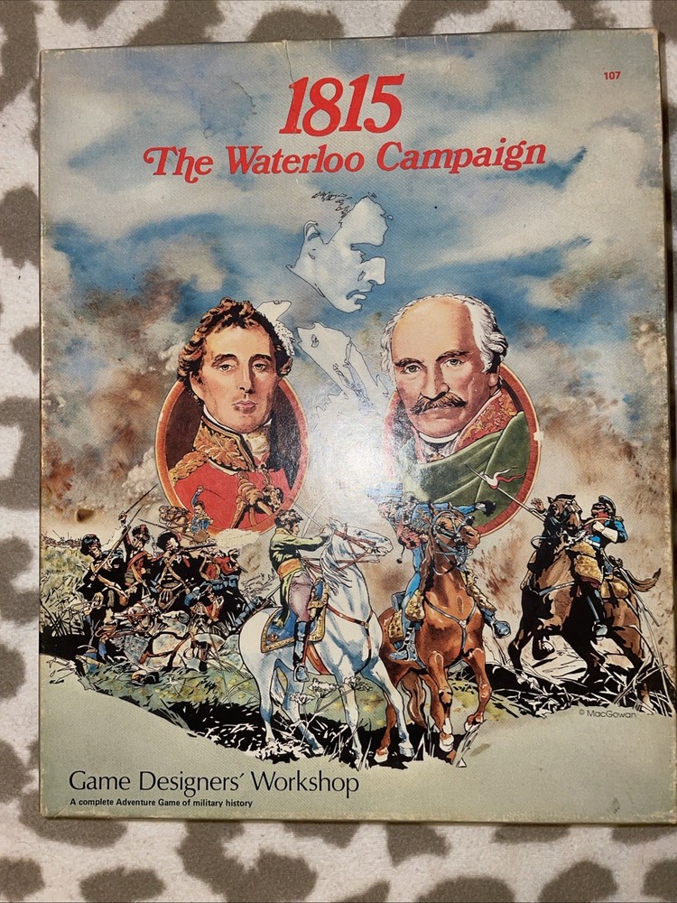 1982. GDW Games.  1815 The Waterloo Campaign. Punched. VGC.