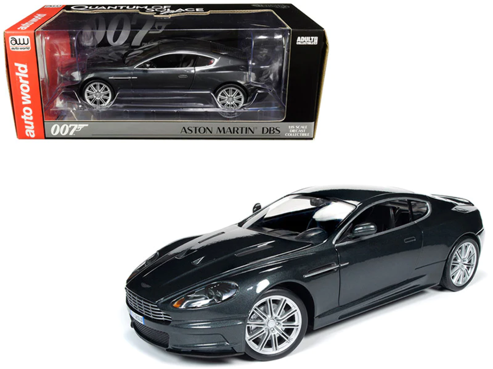 Aston Martin DBS Quantum Silver / Dark Gray Metallic 1/18 Diecast Model Car