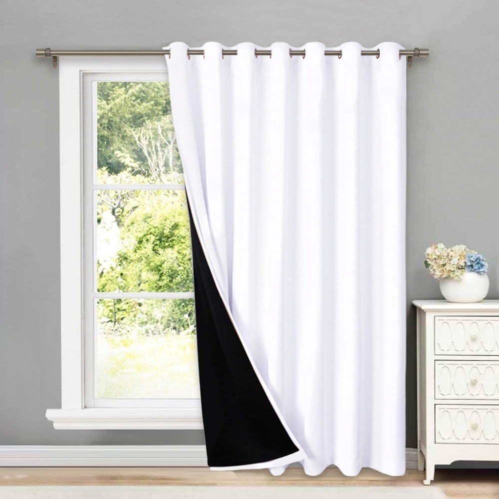 Thermal Blackout Sliding Patio Door Curtains with Heavy-Duty Insulation