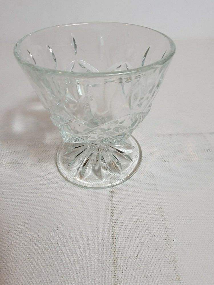 Vintage Goblet Crystal Glassware Glass Cup VTG Antique Clear
