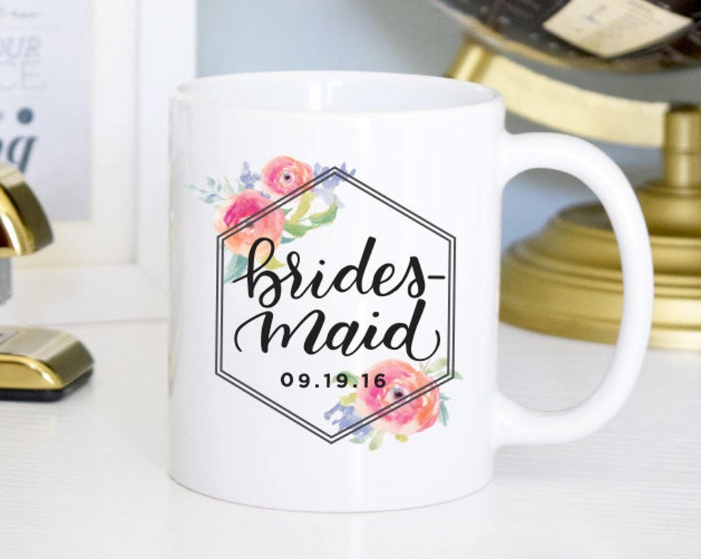Bridesmaid Mug Bridesmaid Gift Bridal Party Mug Wedding Mug Gift Bridal Party
