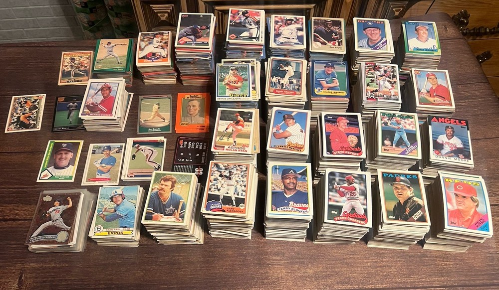 Baseball Card Collection Topps, Donruss, Fleer, Etc. Old and Recent, Mostly 80s