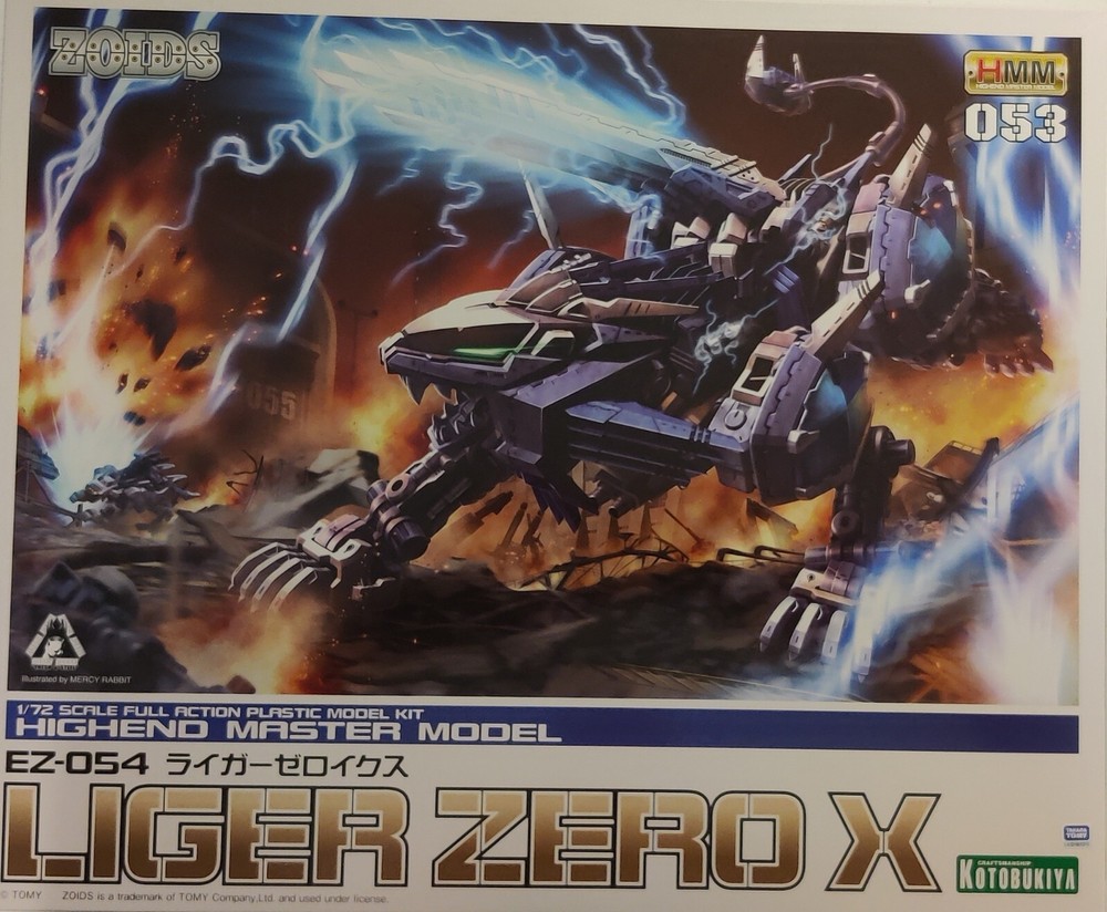 Zoids HMM 053 EZ-054 Liger Zero X 1/72 model kit Kotobukiya