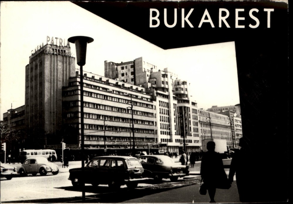 RPPC Bucharest Romania Hotel Ambassador vintage postcard c426