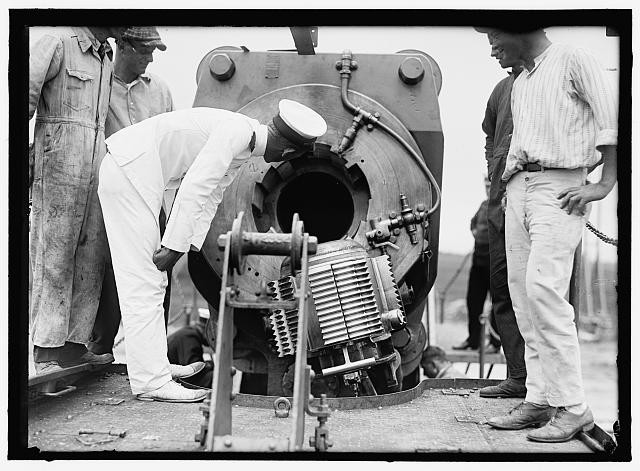 Photo:1919 INDIAN HEAD,MD. NAVY PROVING GROUND. NAVY GUNS,Maryland