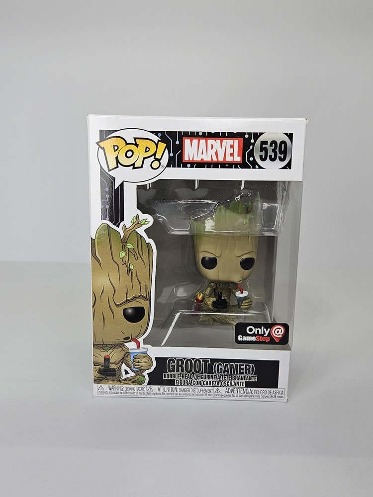 Funko Pop! Vinyl  Groot Gamer #539 Only @ Gamestop Exclusive Marvel