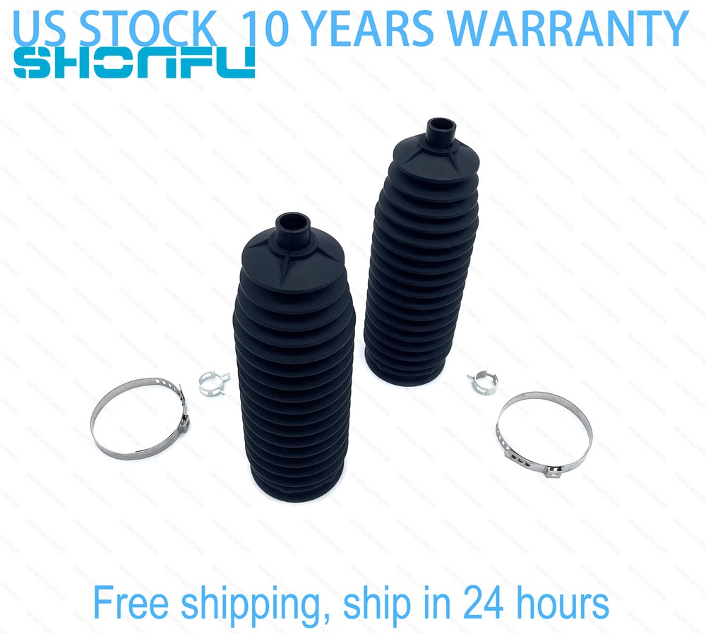 For BMW E46 323 325 328 330 E85 Z4 PAIR L/R Steering Rack Boot Cover Kit