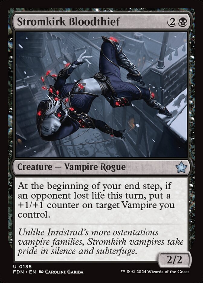 MTG Magic the Gathering Stromkirk Bloodthief (185/789) Foundations LP
