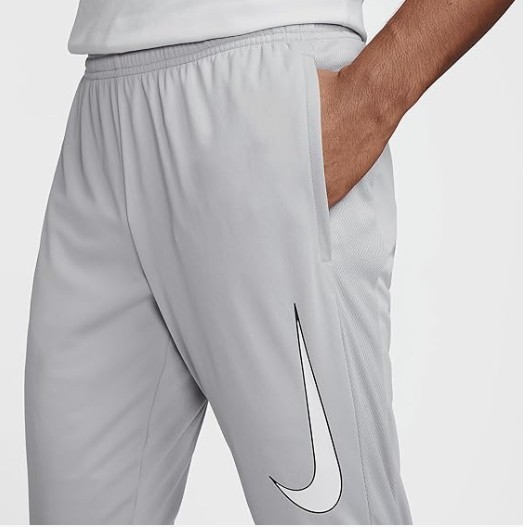 NEW Nike Academy Men's Dri-FIT Soccer Pants Grey/White, FN2385-012 SMALL