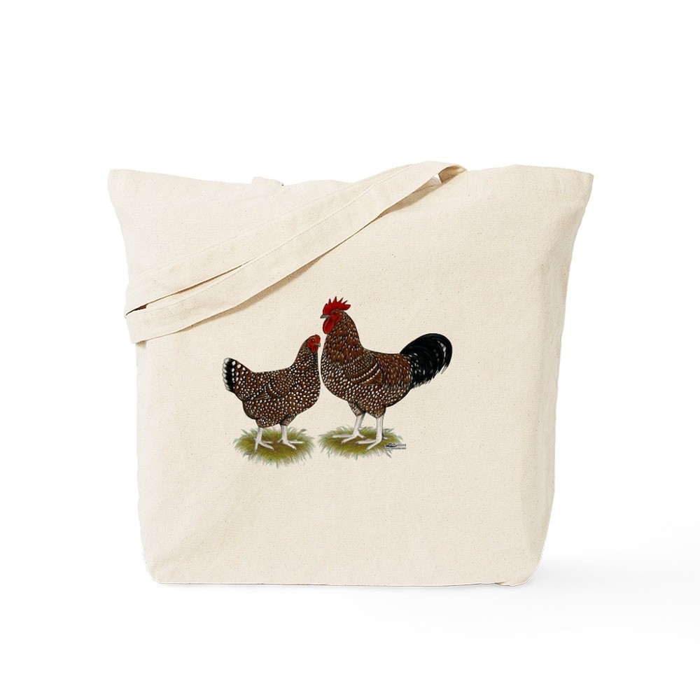 CafePress Speckled Sussex Chickens Tote Bag (486873765)