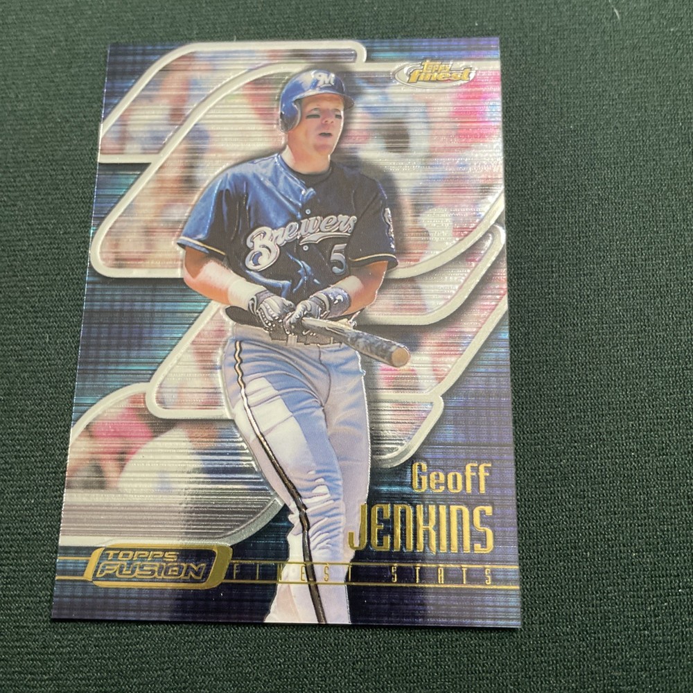 2001 Topps Fusion Geoff Jenkins #77