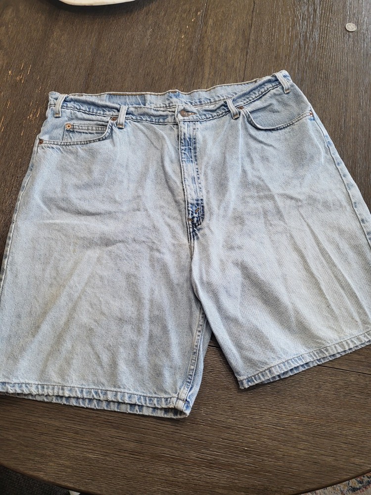 Vintage Rare 90s Levi’s 550 Mens 42 Shorts Jorts Orange Tab Baggy Denim 03/95