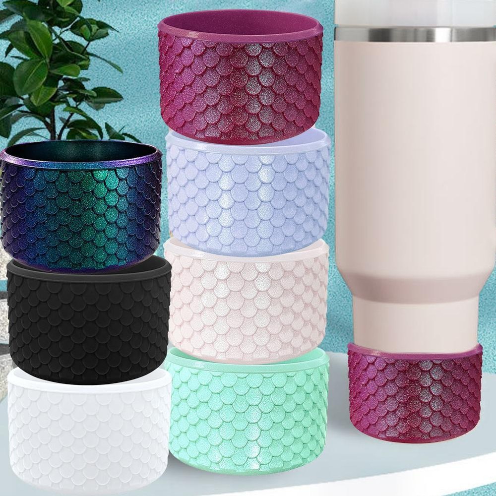 Silicone Water Cup Cover Boot Anti-slip for Stanley Cup Protector Sleeve 12-40o↙