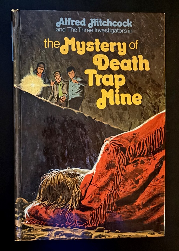 ALFRED HITCHCOCK & THREE INVESTIGATORS #24 MYSTERY THE DEATH TRAP MINE 1St 1976