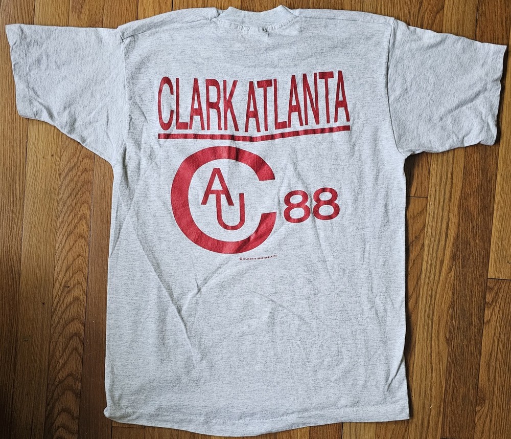 Vintage 80s Clark Atlanta University t Shirt Size Large Made In The USA College