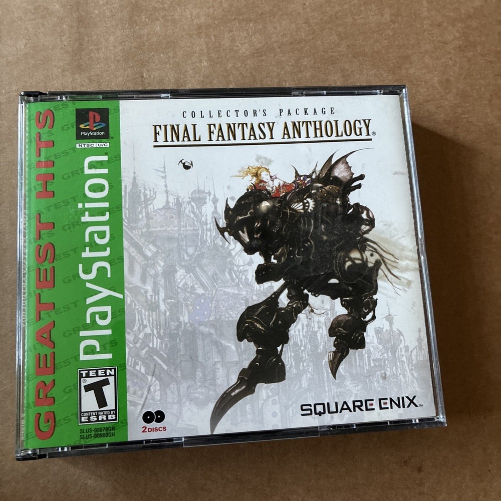 Final Fantasy Anthology Collectors Package Sony PlayStation 1 PS1 1999