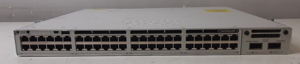 Cisco Catalyst 9300 48 Port Gigabit Switch 40 Gigabit QSFP+ Dual PSUs C9300-48U