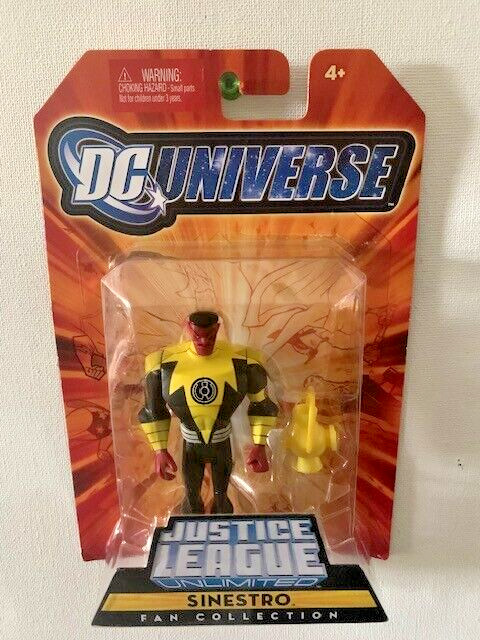 DC Universe Justice League Unlimited Fan Collection Sinestro Mattel 2008