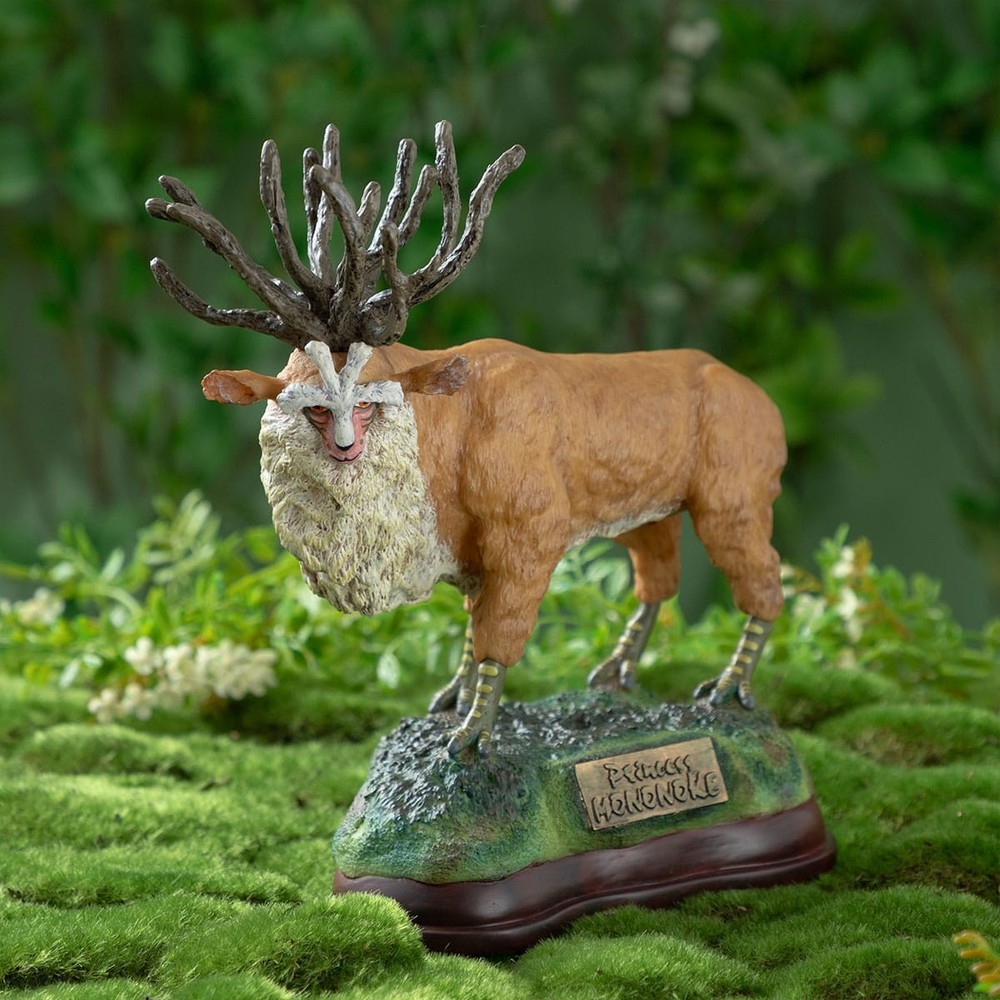 Studio Ghibli Princess Mononoke Shishigami Music Box Statue Figure Japan F/S