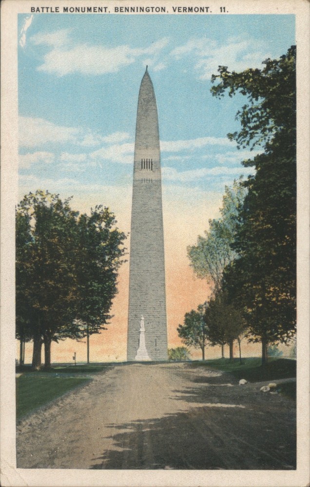 Bennington, Vermont VT Battle Monument Original Vintage Postcard