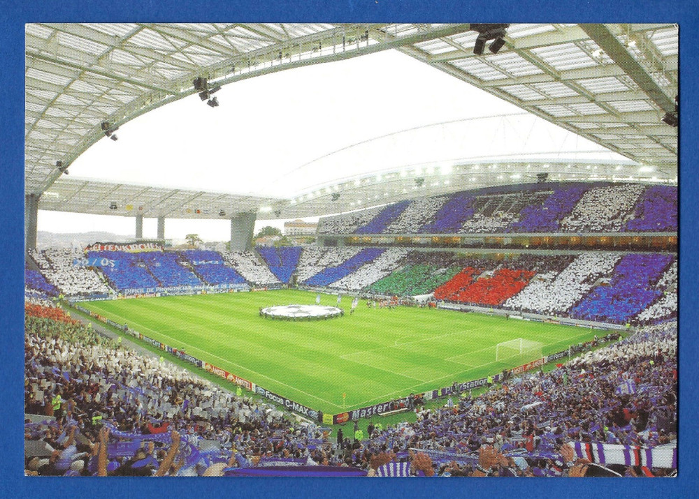 Porto Dragao Stadium, futebol, soccer postcard, Portugal