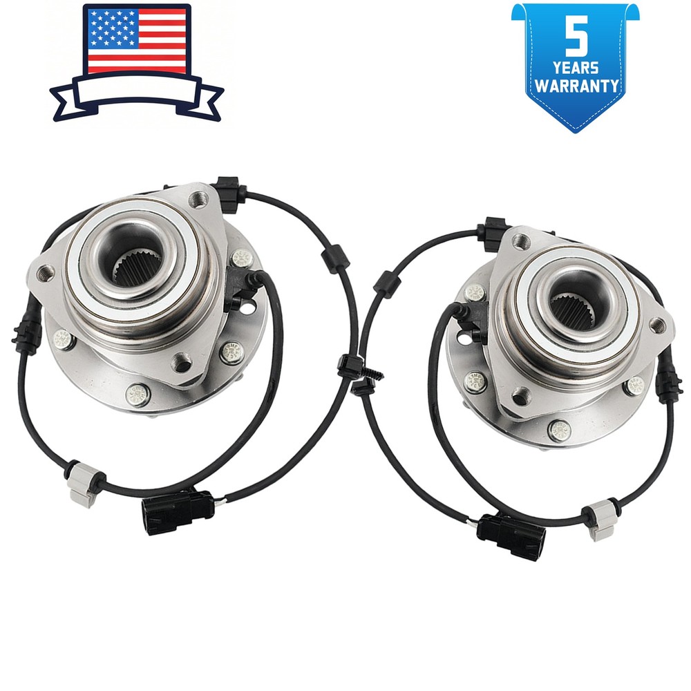 For Oldsmobile Bravada 2002-2004 Par de Unidades con Rodamientos Delanteros