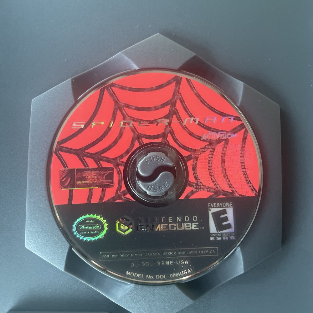 Spider-Man (Nintendo GameCube, 2002) Disc Only with Case