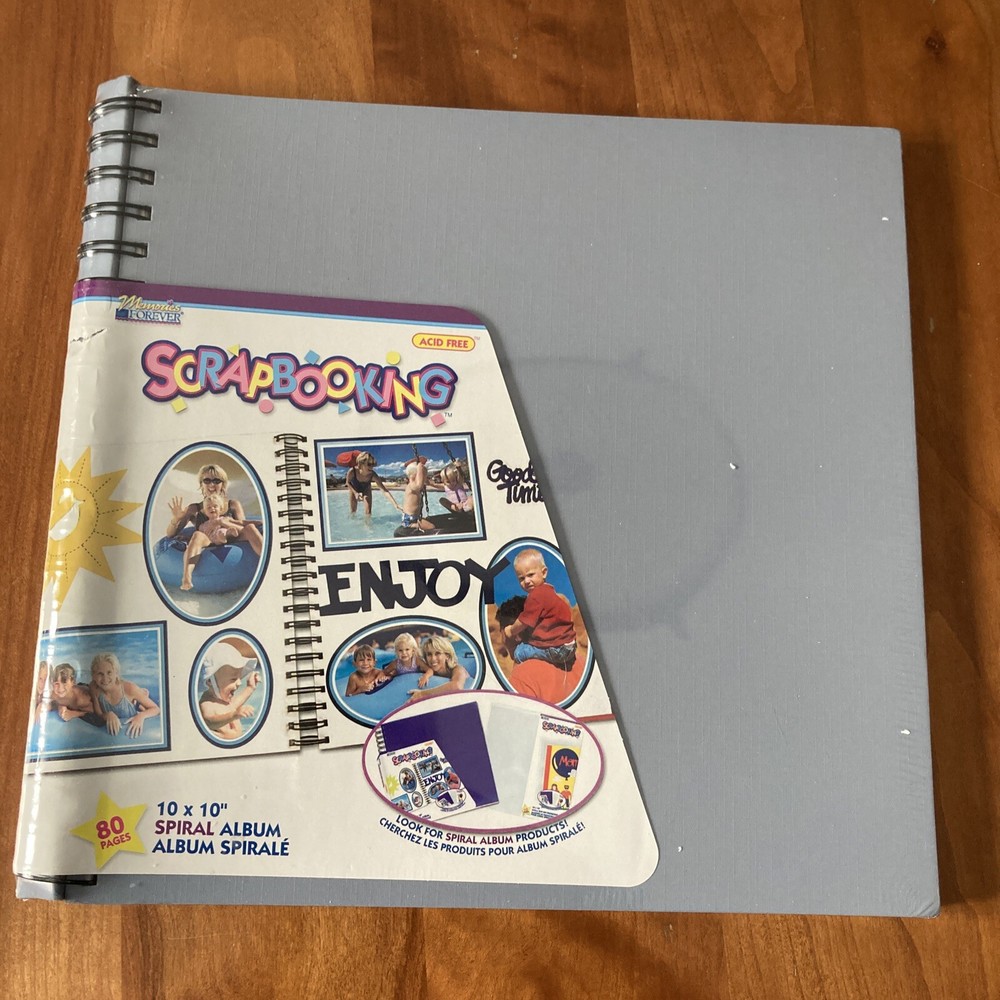 Memories Forever 80 Pages 10x10 Spiral Album/Scrapbooking, Acid Free, New-image