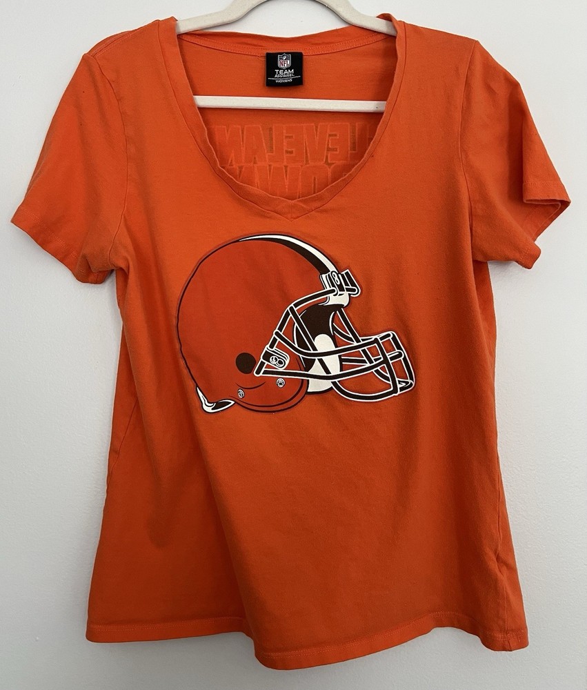 Cleveland Browns NFL Team Apparel Women’s Orange Shirt - Women’s Size Large