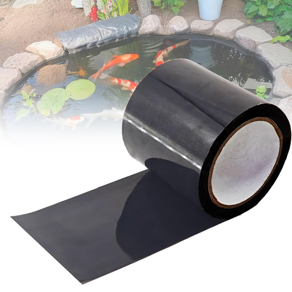Pond Liner Seam Tape Single Sided Waterproof Pond Repair Kit Butyl Rubber New