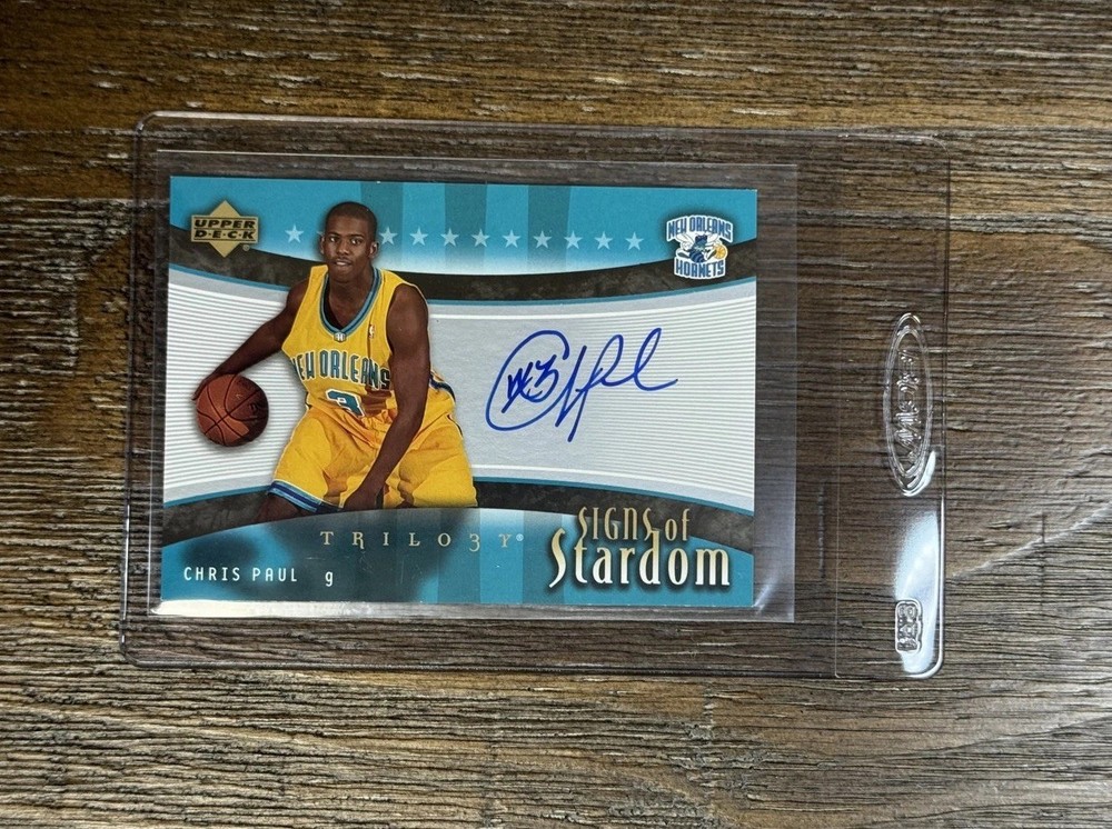 2005-06 Upper Deck Trilogy - Signs of Stardom Chris Paul #SS-CP (AU, RC) NOLA