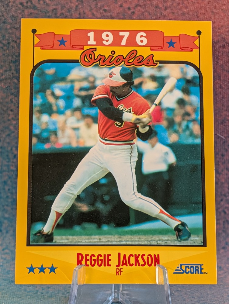 1988 Score #501 Reggie Jackson