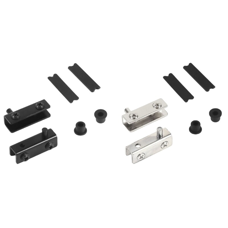 Elegant Rustproof Glass Door Hinges for Cabinets and Home Builders