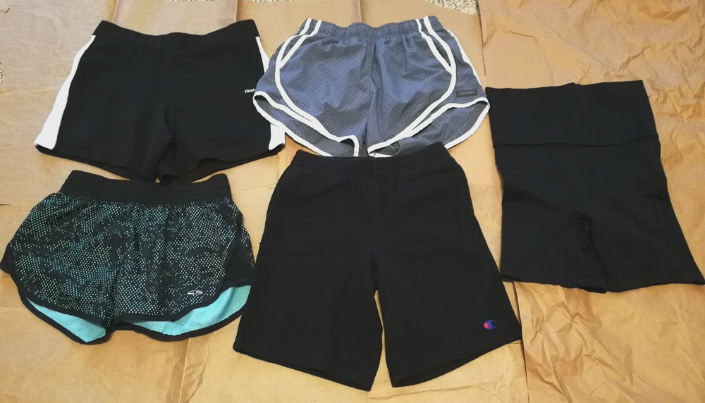 Reebok Calvin Klein Champion Danksin Womens Shorts Lot S-XS Athletic Stretch