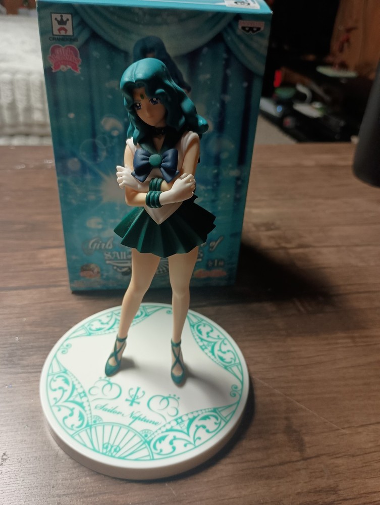 Sailor Neptune Figure Sailor Moon Eternal Girls Memories Pvc Banpresto