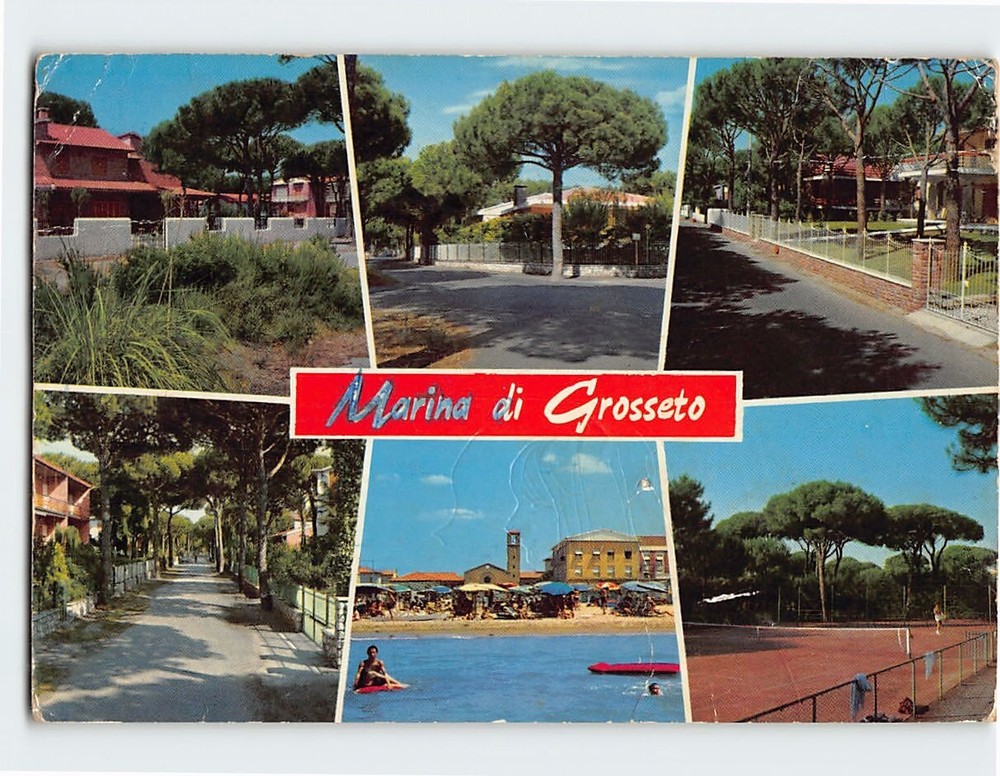 Postcard Scenes & Views Marina di Grosseto Italy